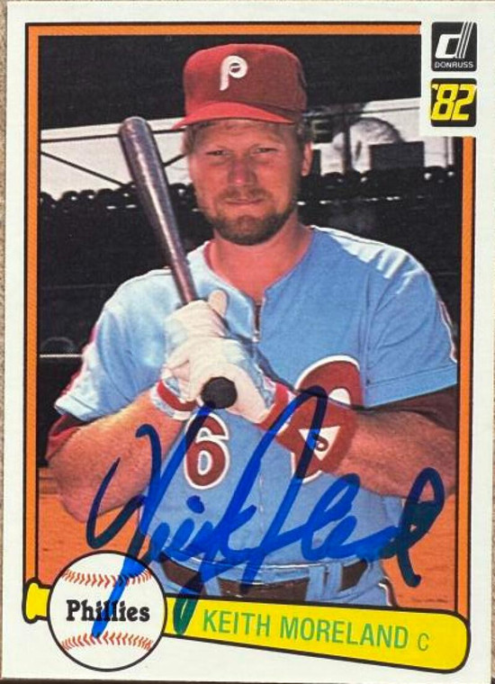 Keith Moreland Autographed 1982 Donruss #119