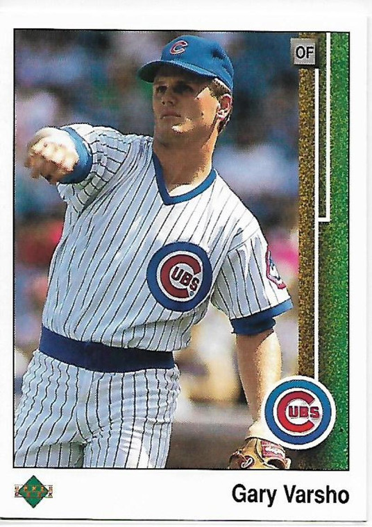 1989 Upper Deck #321b Gary Varsho COR VG Chicago Cubs 