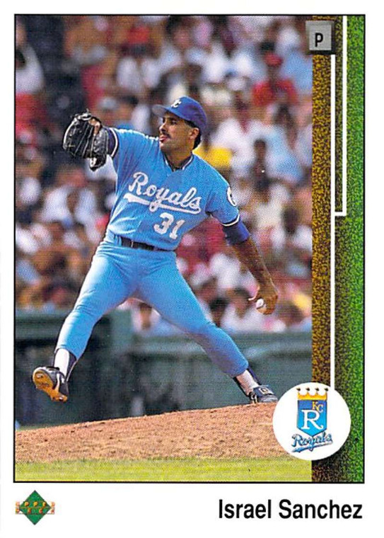 1989 Upper Deck #326 Israel Sanchez VG Kansas City Royals 
