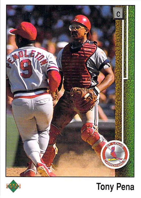 1989 Upper Deck #330 Tony Pena VG St. Louis Cardinals 