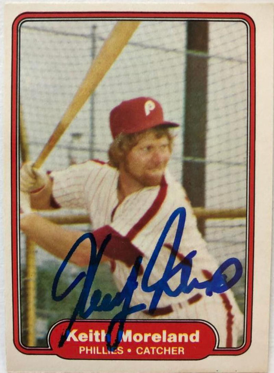 Keith Moreland Autographed 1982 Fleer #252