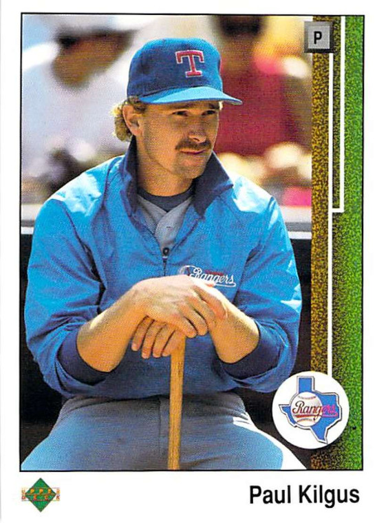 1989 Upper Deck #335 Paul Kilgus VG Texas Rangers 