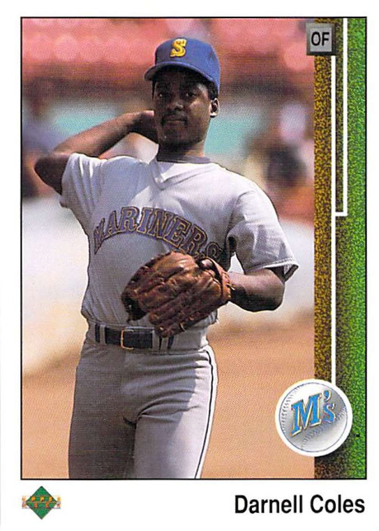 1989 Upper Deck #339 Darnell Coles VG Seattle Mariners 