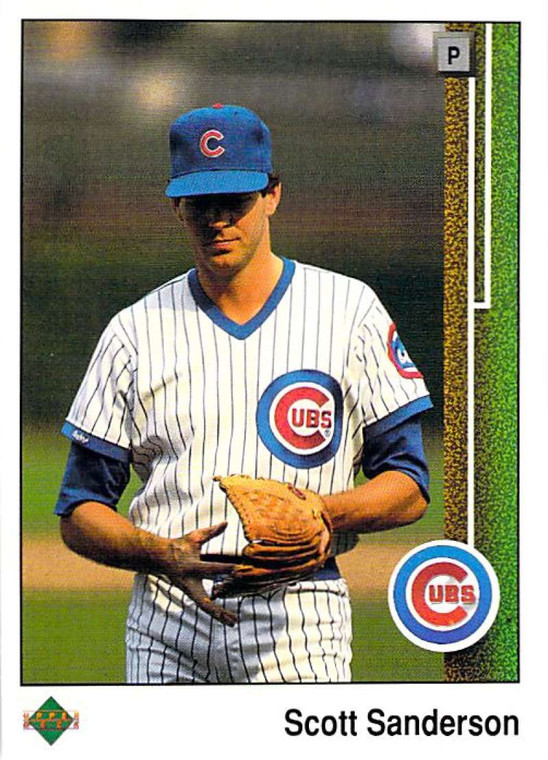 1989 Upper Deck #342 Scott Sanderson VG Chicago Cubs 