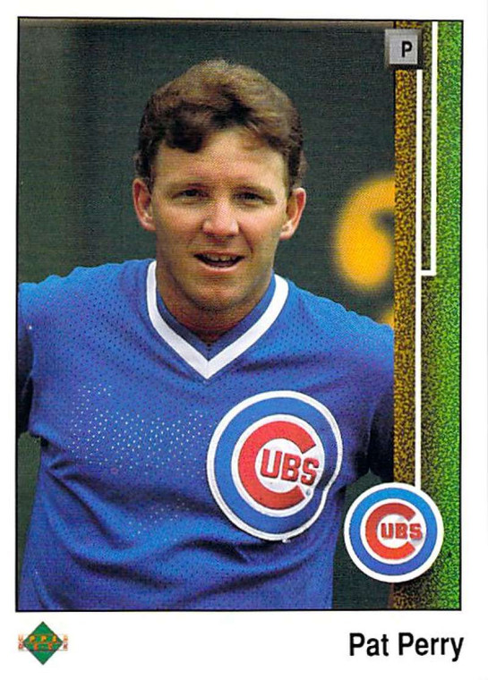 1989 Upper Deck #345 Pat Perry VG Chicago Cubs 