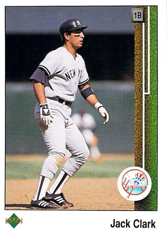 1989 Upper Deck #346 Jack Clark VG New York Yankees 