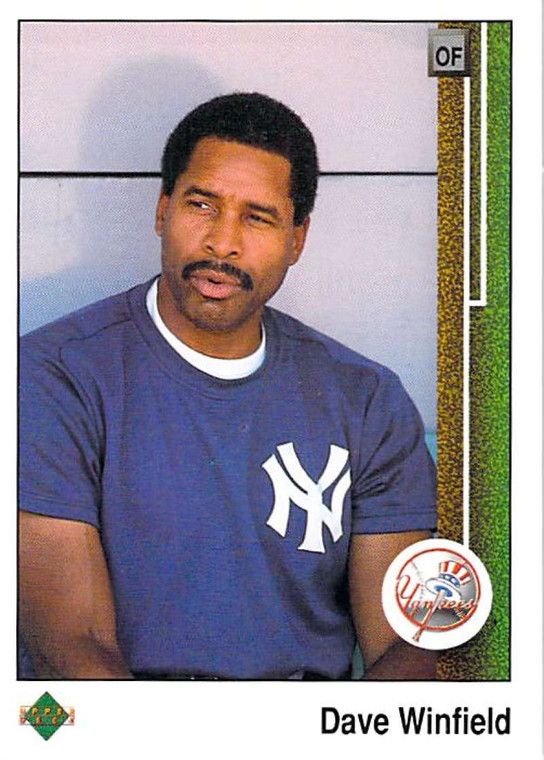 1989 Upper Deck #349 Dave Winfield VG New York Yankees 