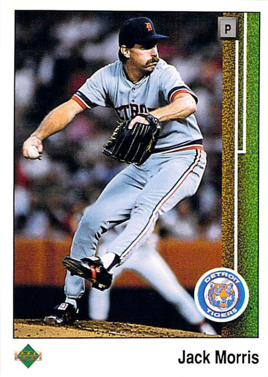 1989 Upper Deck #352 Jack Morris VG Detroit Tigers 