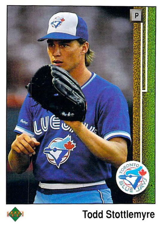 1989 Upper Deck #362 Todd Stottlemyre VG Toronto Blue Jays 