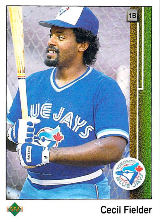 1989 Upper Deck #364 Cecil Fielder VG Toronto Blue Jays 