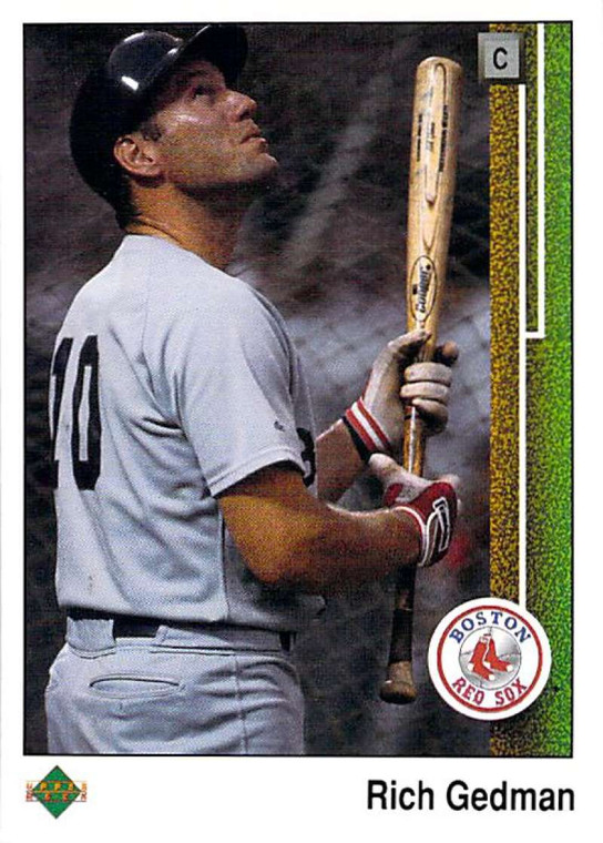 1989 Upper Deck #368 Rich Gedman VG Boston Red Sox 