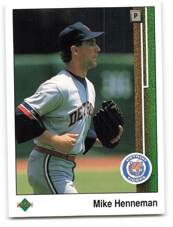 1989 Upper Deck #373 Mike Henneman VG Detroit Tigers 