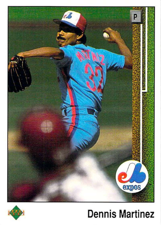 1989 Upper Deck #377 Dennis Martinez VG Montreal Expos 