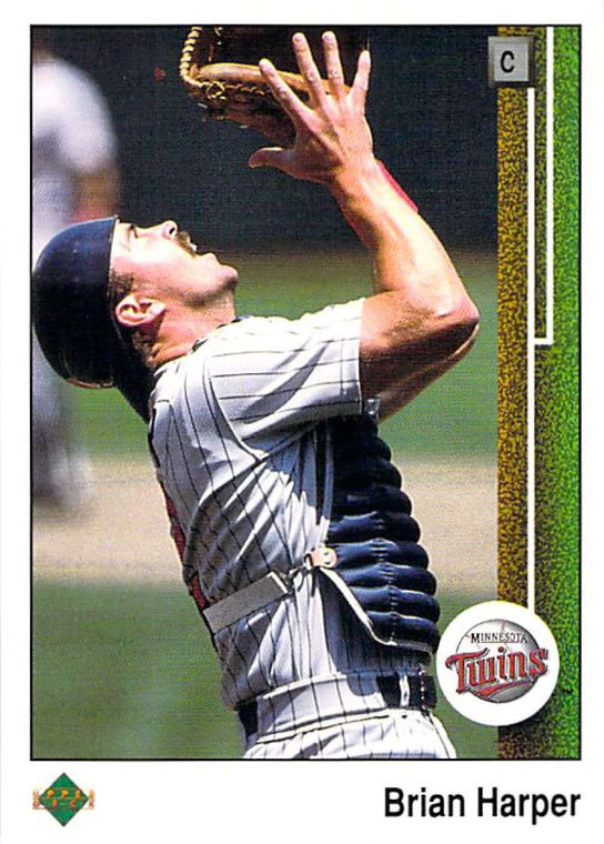 1989 Upper Deck #379 Brian Harper VG Minnesota Twins 