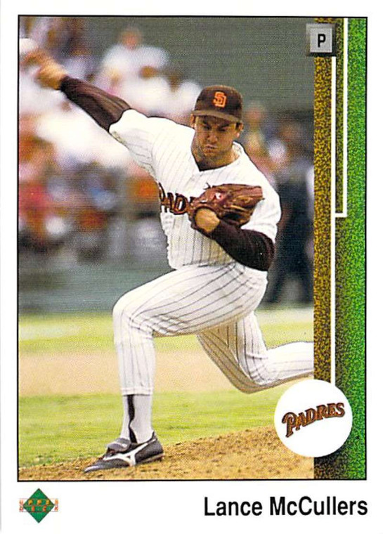 1989 Upper Deck #382 Lance McCullers VG San Diego Padres 