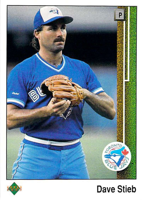 1989 Upper Deck #383 Dave Stieb VG Toronto Blue Jays 
