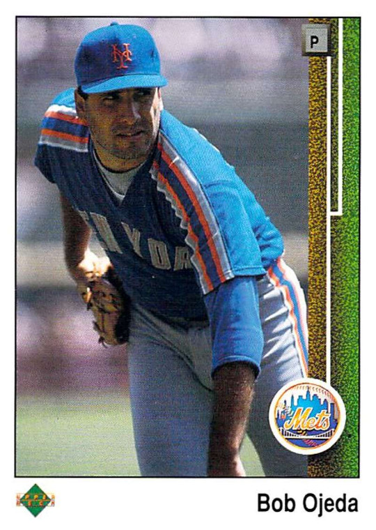 1989 Upper Deck #386 Bob Ojeda VG New York Mets 