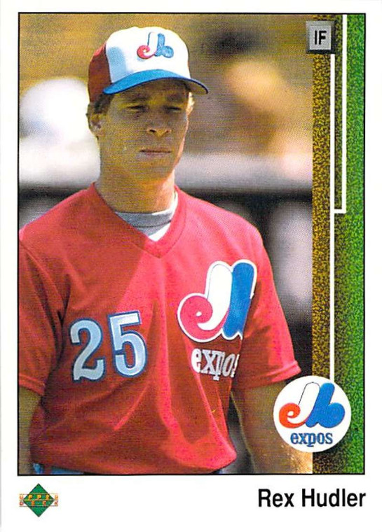 1989 Upper Deck #405 Rex Hudler VG Montreal Expos 