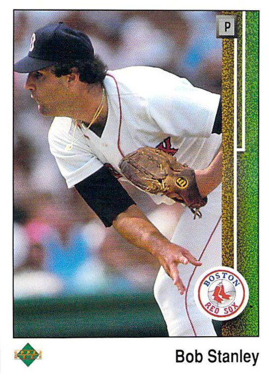 1989 Upper Deck #411 Bob Stanley VG Boston Red Sox 