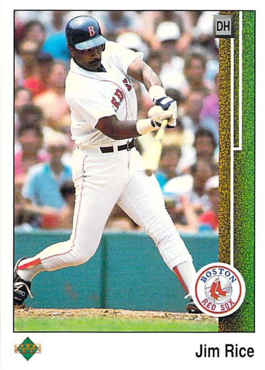 1989 Upper Deck #413 Jim Rice VG Boston Red Sox 