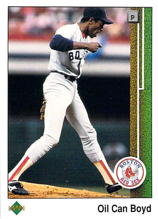 1989 Upper Deck #415 Oil Can Boyd VG Boston Red Sox 