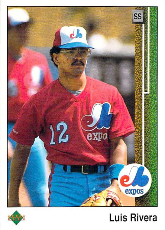 1989 Upper Deck #423 Luis Rivera VG Montreal Expos 