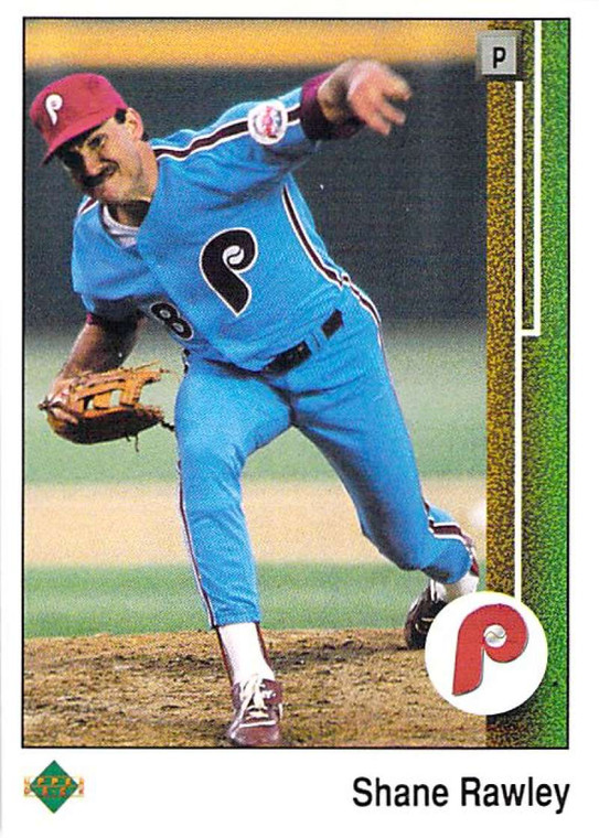 1989 Upper Deck #427 Shane Rawley VG Philadelphia Phillies 
