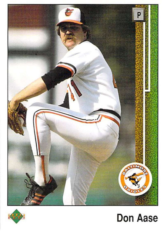 1989 Upper Deck #450 Don Aase VG Baltimore Orioles 