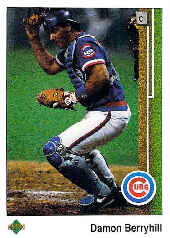 1989 Upper Deck #455 Damon Berryhill VG Chicago Cubs 