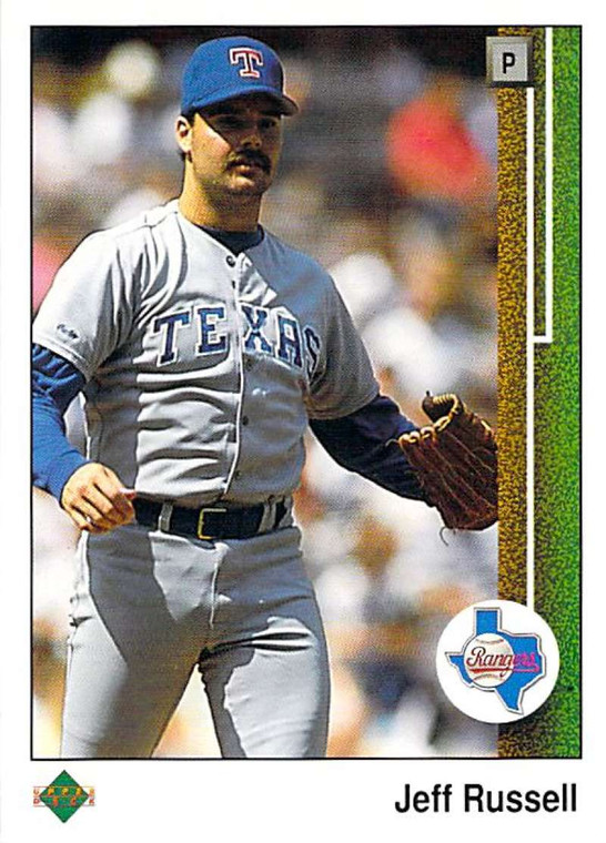 1989 Upper Deck #461 Jeff Russell VG Texas Rangers 