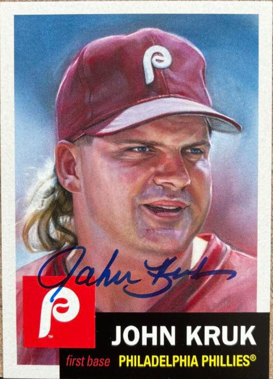 John Kruk Autographed 2022 Topps Living Set #491