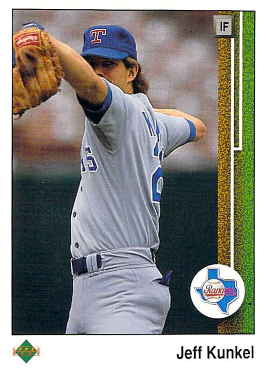 1989 Upper Deck #463 Jeff Kunkel VG Texas Rangers 
