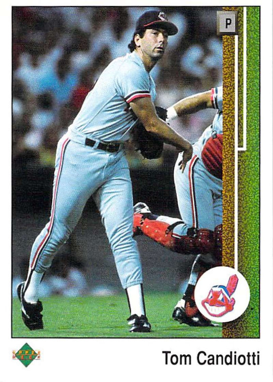 1989 Upper Deck #470 Tom Candiotti VG Cleveland Indians 