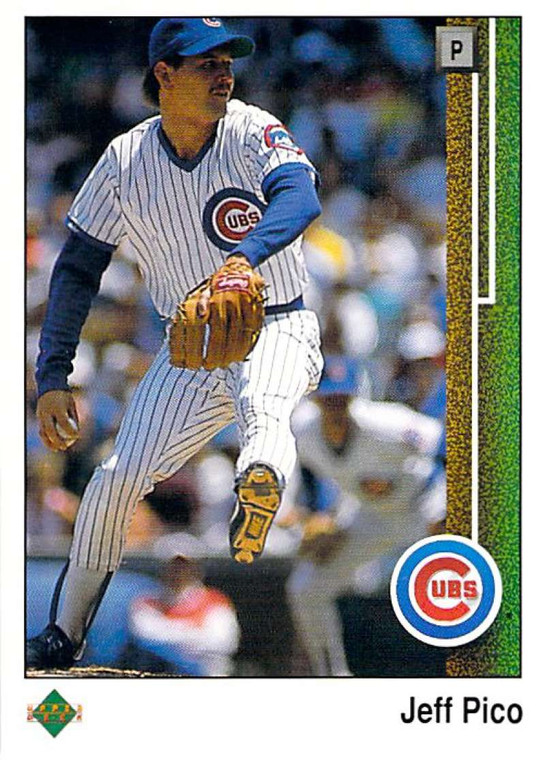 1989 Upper Deck #491 Jeff Pico VG Chicago Cubs 