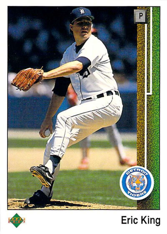 1989 Upper Deck #493 Eric King VG Detroit Tigers 