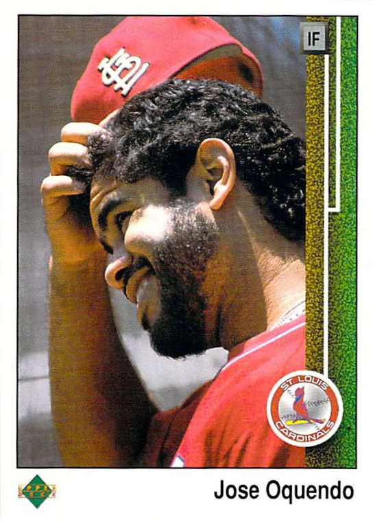 1989 Upper Deck #514 Jose Oquendo VG St. Louis Cardinals 