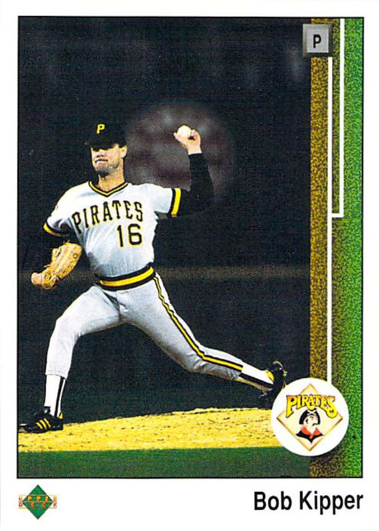 1989 Upper Deck #520 Bob Kipper VG Pittsburgh Pirates 