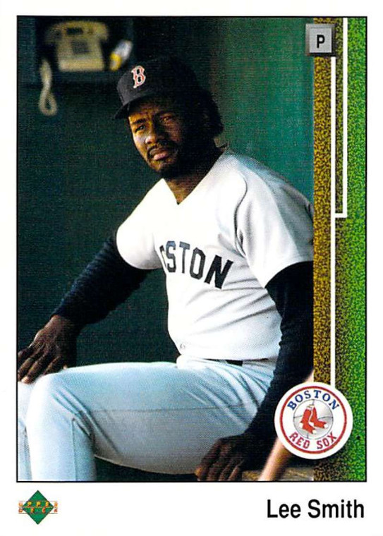 1989 Upper Deck #521 Lee Smith VG Boston Red Sox 
