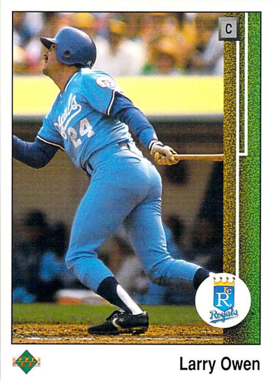 1989 Upper Deck #528 Larry Owen VG Kansas City Royals 