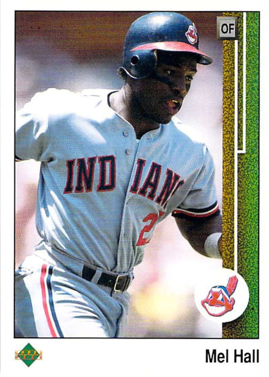 1989 Upper Deck #538 Mel Hall VG Cleveland Indians 