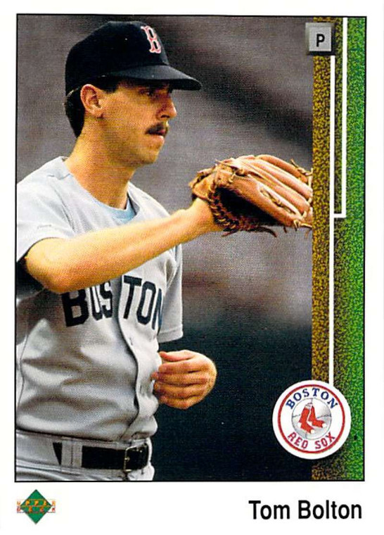 1989 Upper Deck #545 Tom Bolton VG Boston Red Sox 