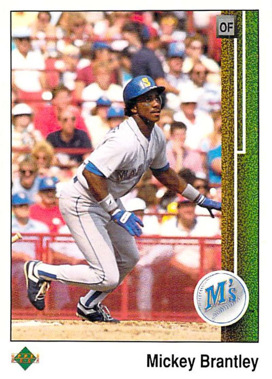 1989 Upper Deck #550 Mickey Brantley VG Seattle Mariners 