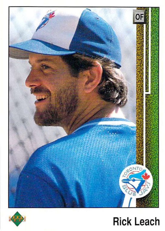 1989 Upper Deck #554 Rick Leach VG Toronto Blue Jays 