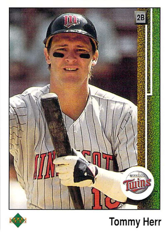 1989 Upper Deck #558 Tom Herr VG Minnesota Twins 