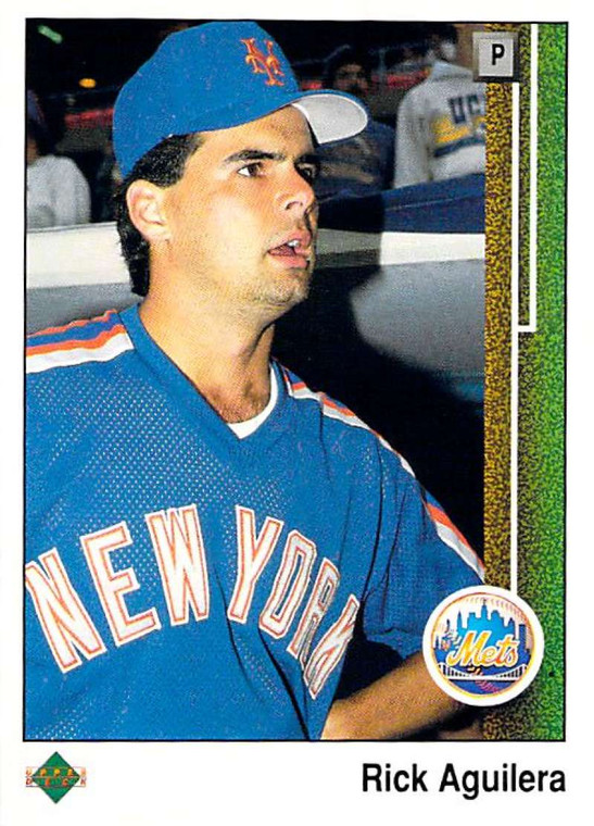 1989 Upper Deck #563 Rick Aguilera VG New York Mets 