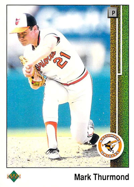 1989 Upper Deck #571 Mark Thurmond VG Baltimore Orioles 