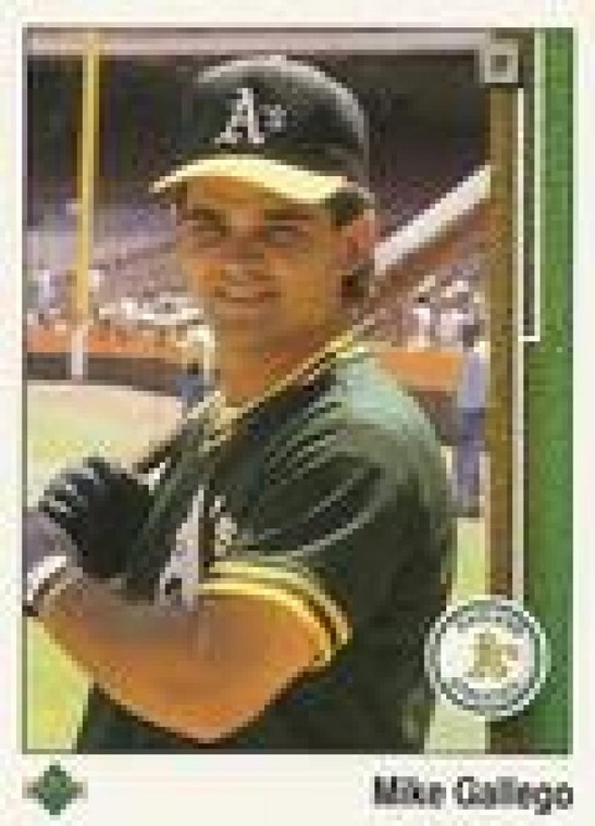 1989 Upper Deck #583b Mike Gallego COR VG Oakland Athletics 