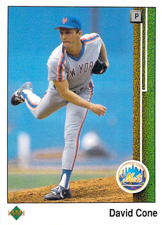 1989 Upper Deck #584 David Cone VG New York Mets 