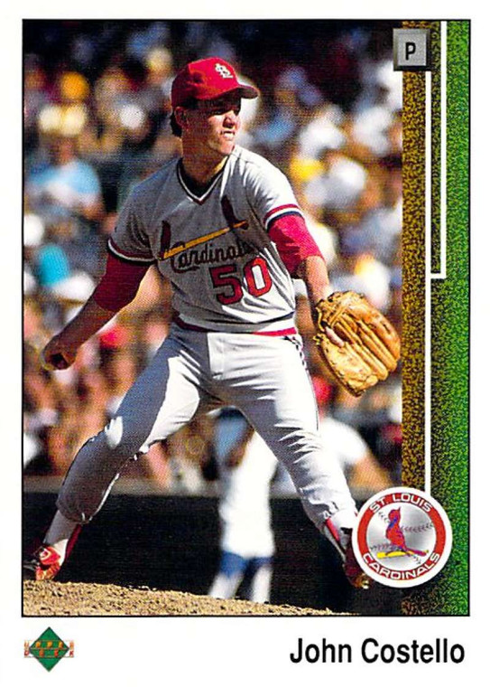 1989 Upper Deck #625 John Costello VG St. Louis Cardinals 