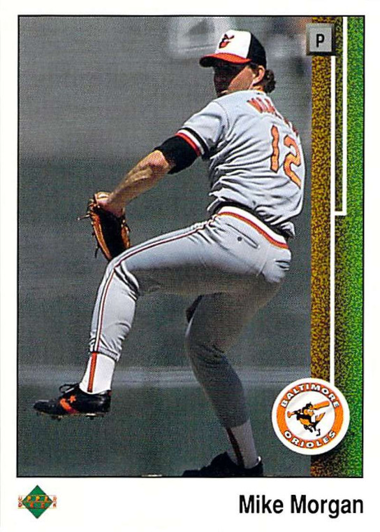 1989 Upper Deck #653 Mike Morgan VG Baltimore Orioles 